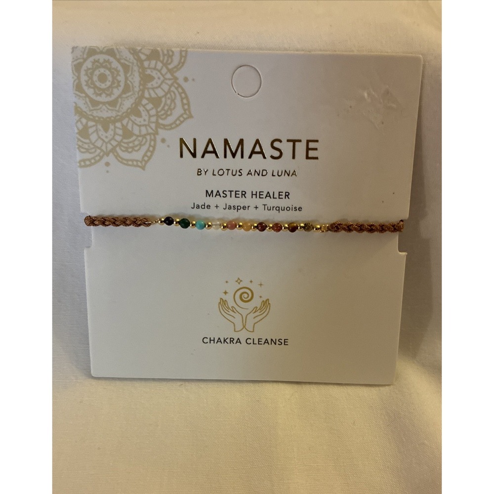 Namaste By Lotus And Lune Master Healer Chakra Cleanse Braided Bracelet